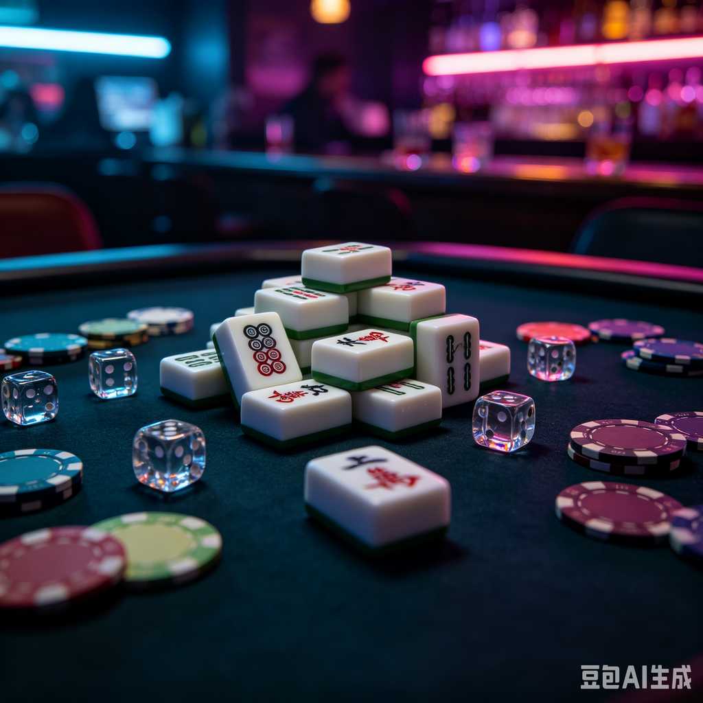 retro text mahjong tiles