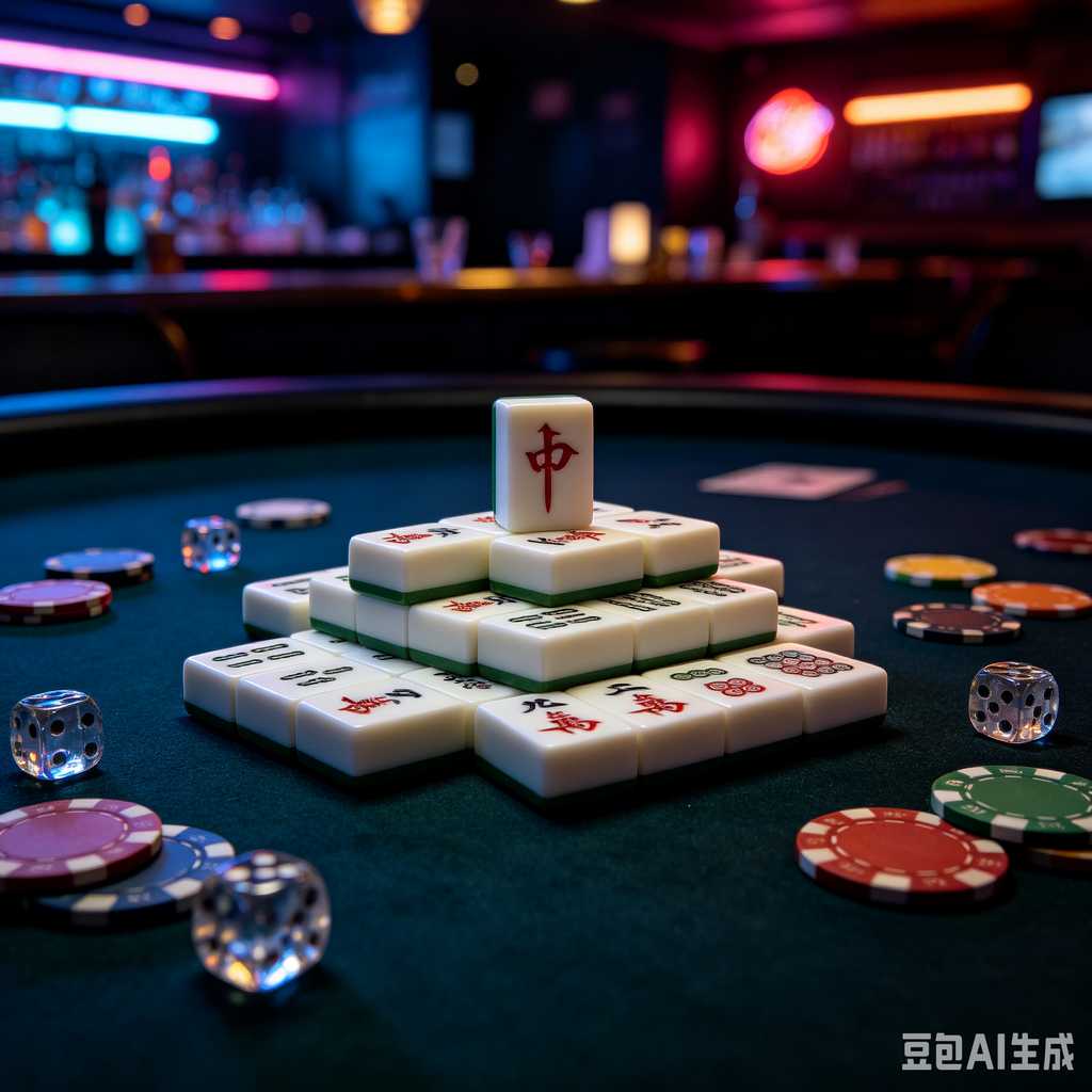 wooden mahjong set